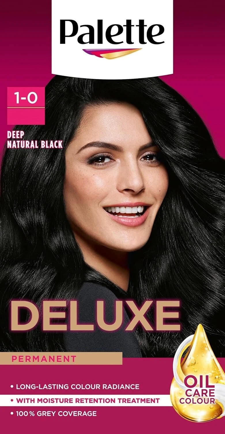 Palette Deluxe Creme Colouration Black Hair Dye