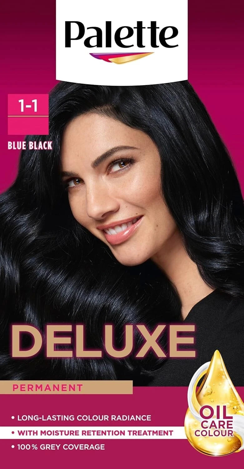Palette Deluxe Creme Colouration Black Hair Dye