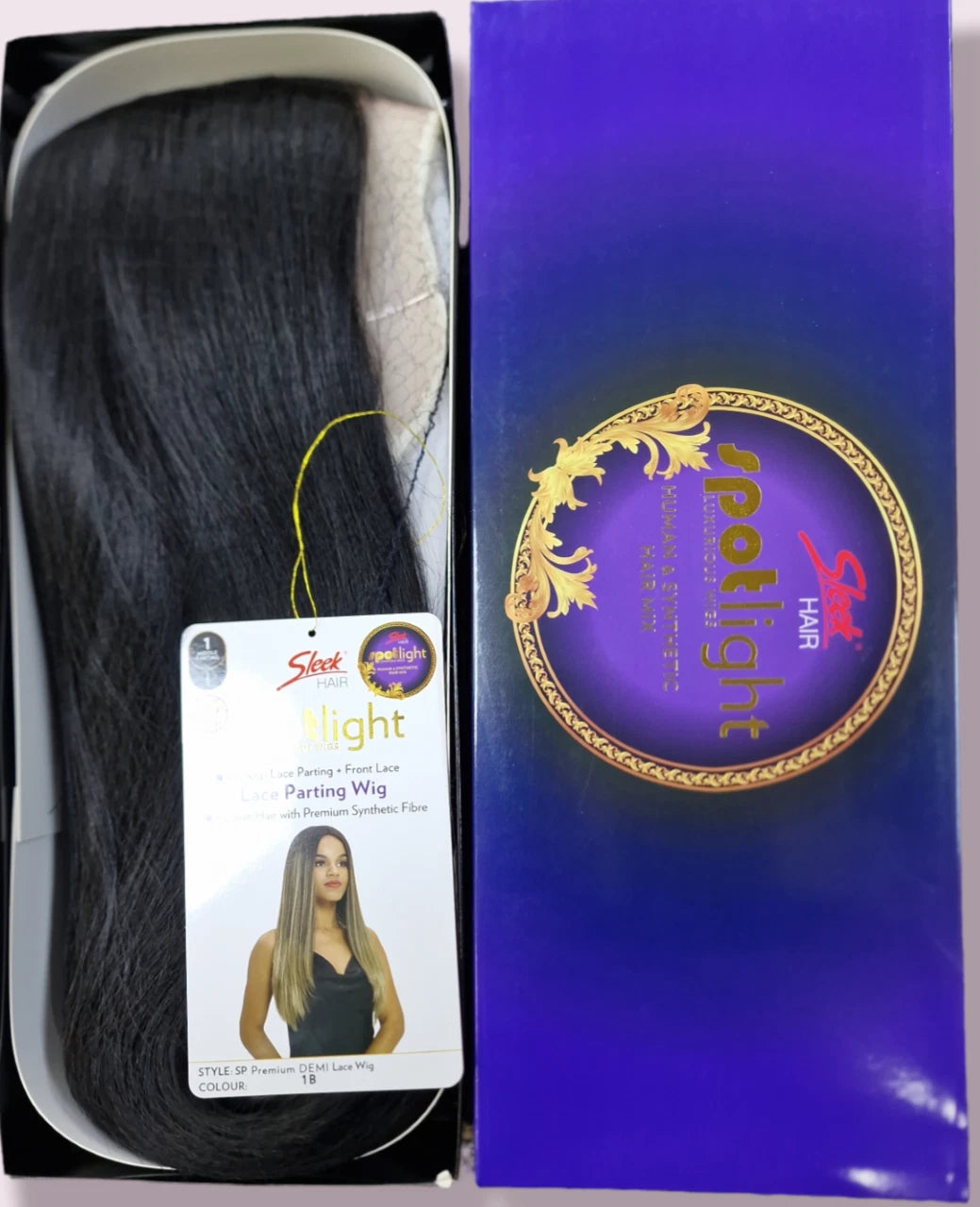 Sleek Spotlight Demi Blended Human Hair Lace Front Wig 25