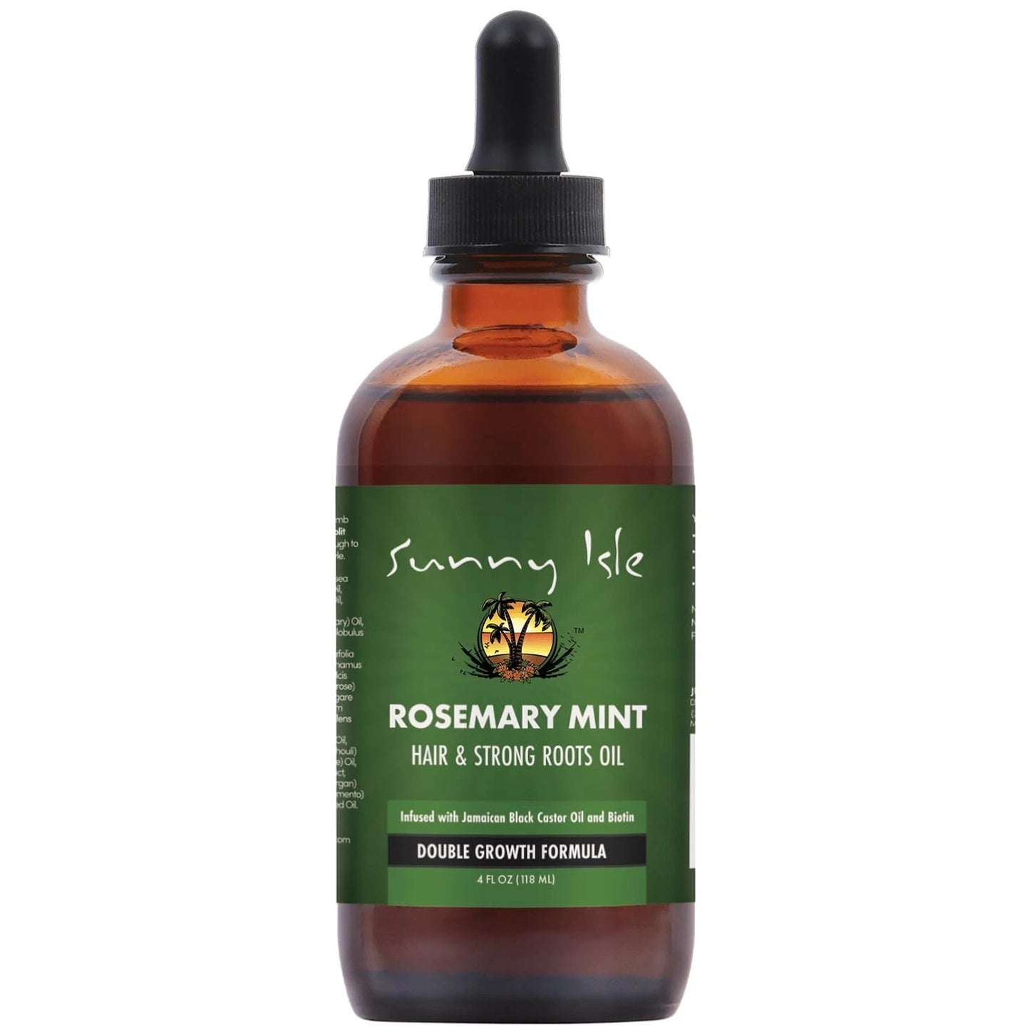 Sunny Isle Rosemary Mint Hair & Strong Roots Oil 3oz - product detail | CC Hair & Beauty