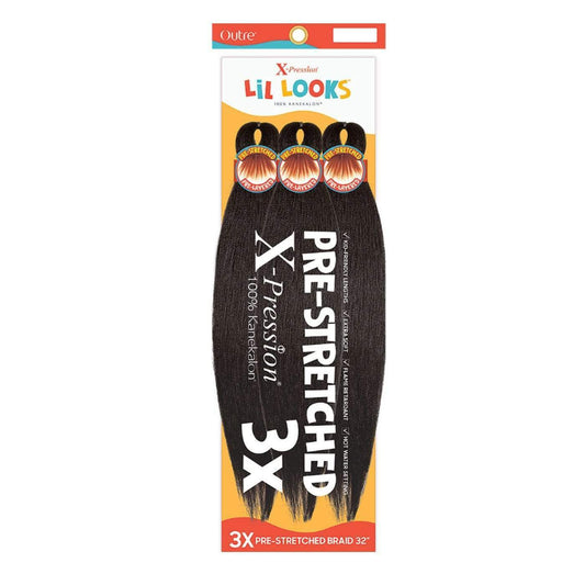 X-Pression Lil looks Pre Stretched 3x 32”