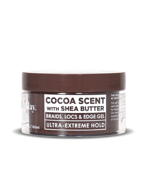 Esha Slick N Slay 2-IN-1 Cocoa Scent with Shea Butter Braid & Edge Gel -