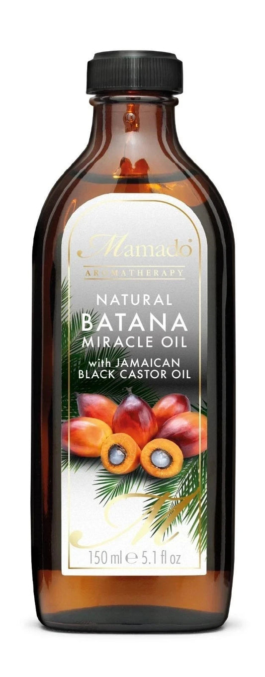 Mamado Natural Batana Oil With Black Blck Castor For Hair & Body -150ML