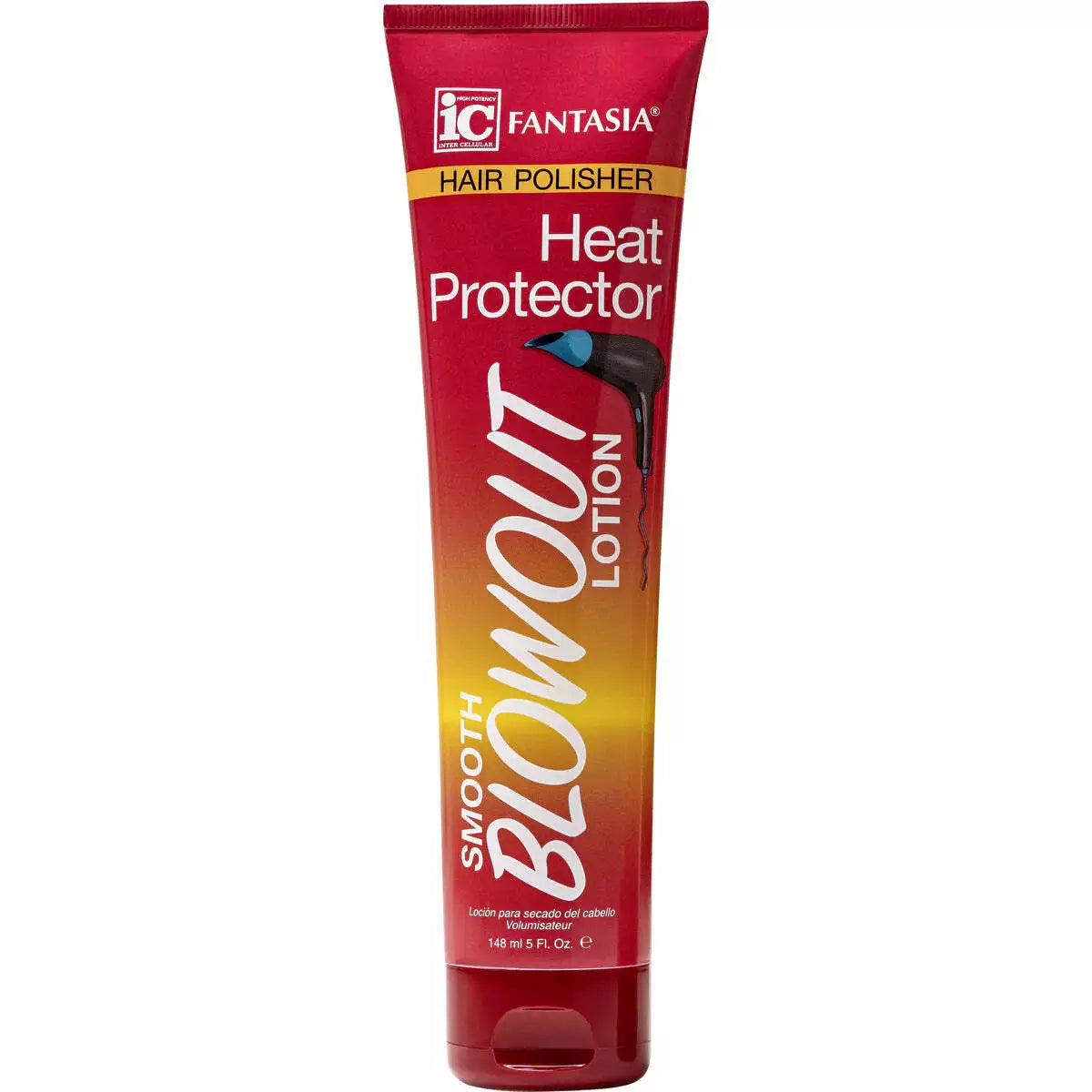 I C Fantasia Hair Polisher Heat Protector Smooth Blowout Lotion