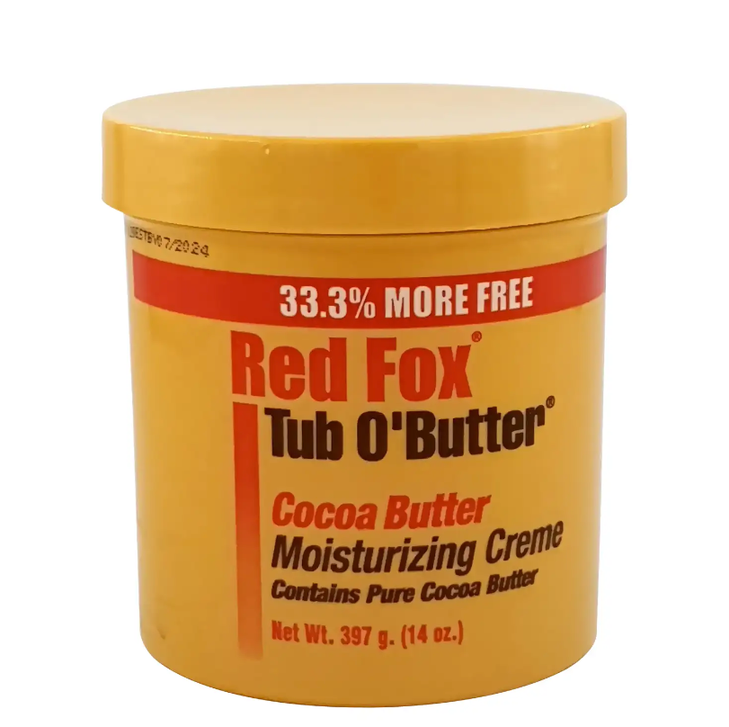 Red Fox Tub O Butter Cocoa Butter Moisturizing Cream 298G14/Oz