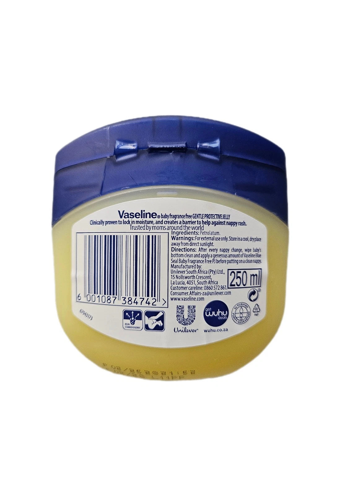 Vaseline Blueseal Baby Fragrance-free Gently Protective Jelly 250ml