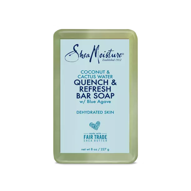 Shea Moisture Coconut & Cactus Water Quench & Refresh Bar Soap 8 oz