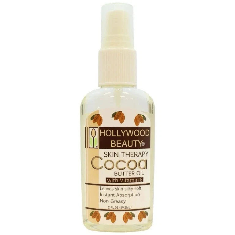 Hollywood Beauty Cocoa Butter Oil Spray 3 Fluid Ounce, Clear, 3 Fl Oz
