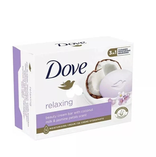 DOVE Relaxing Soap Bar Coconut Milk & Jasmine Petals Scent 90g