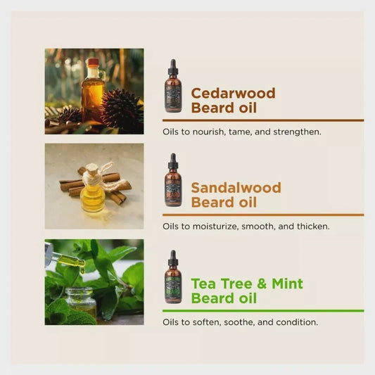 Absolute New York Cedarwood Beard Oil With Argan Oil And Jojoba Oil 60ml