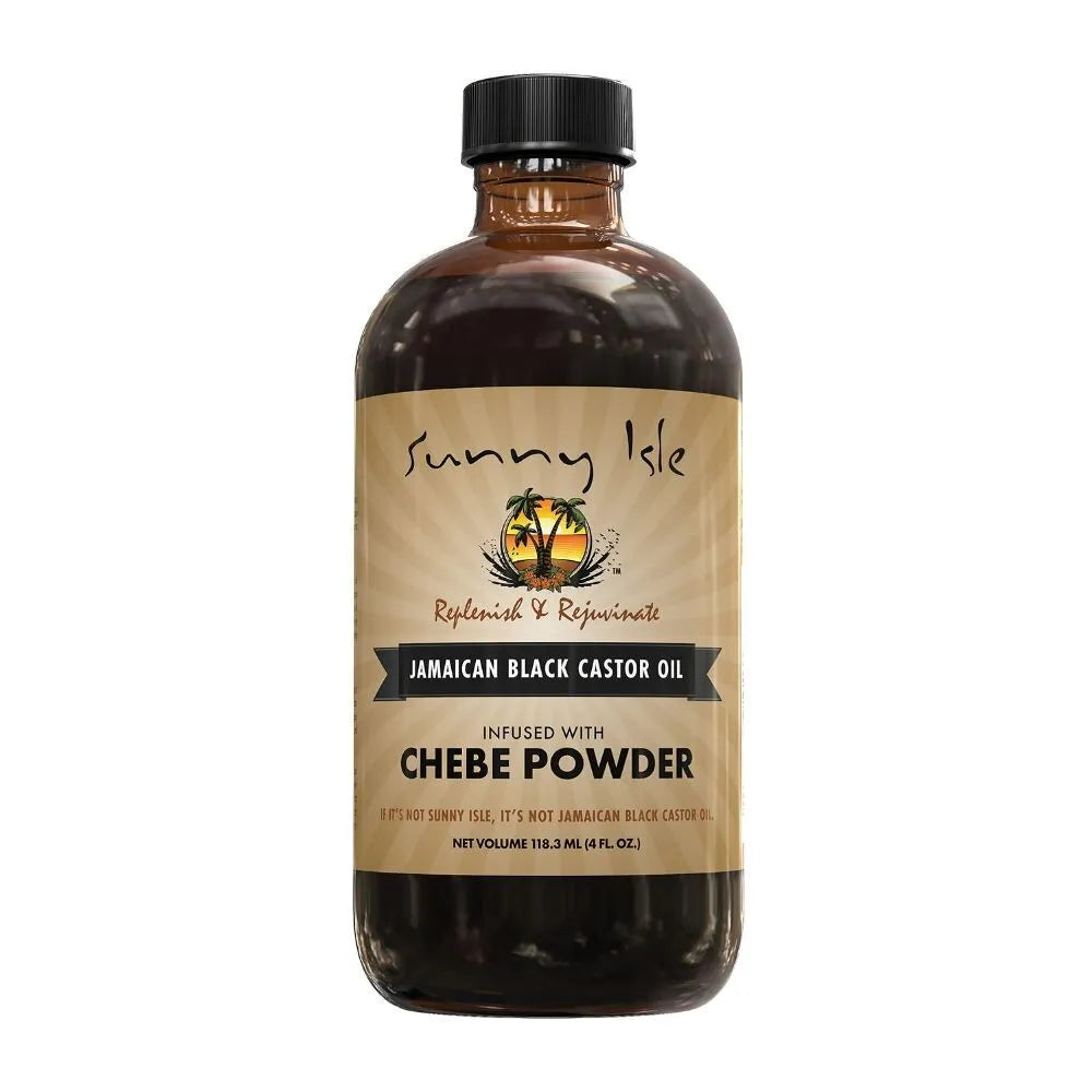 SUNNY ISLE JAMAICAN BLACK CASTOR OIL CHEBE POWDER 4 FL. OZ