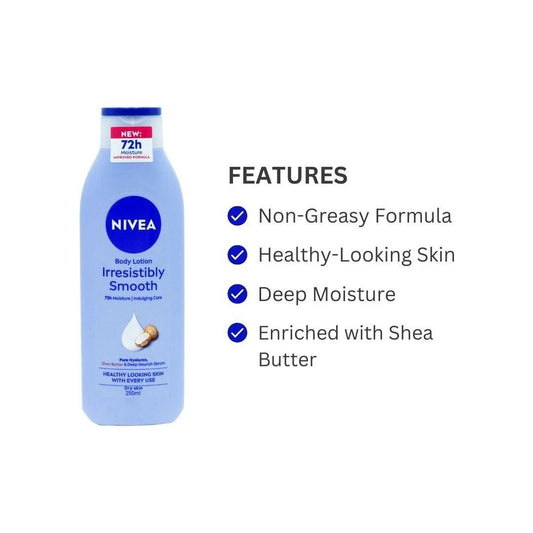 NIVEA Irresistibly Smooth Body Lotion 250 ML
