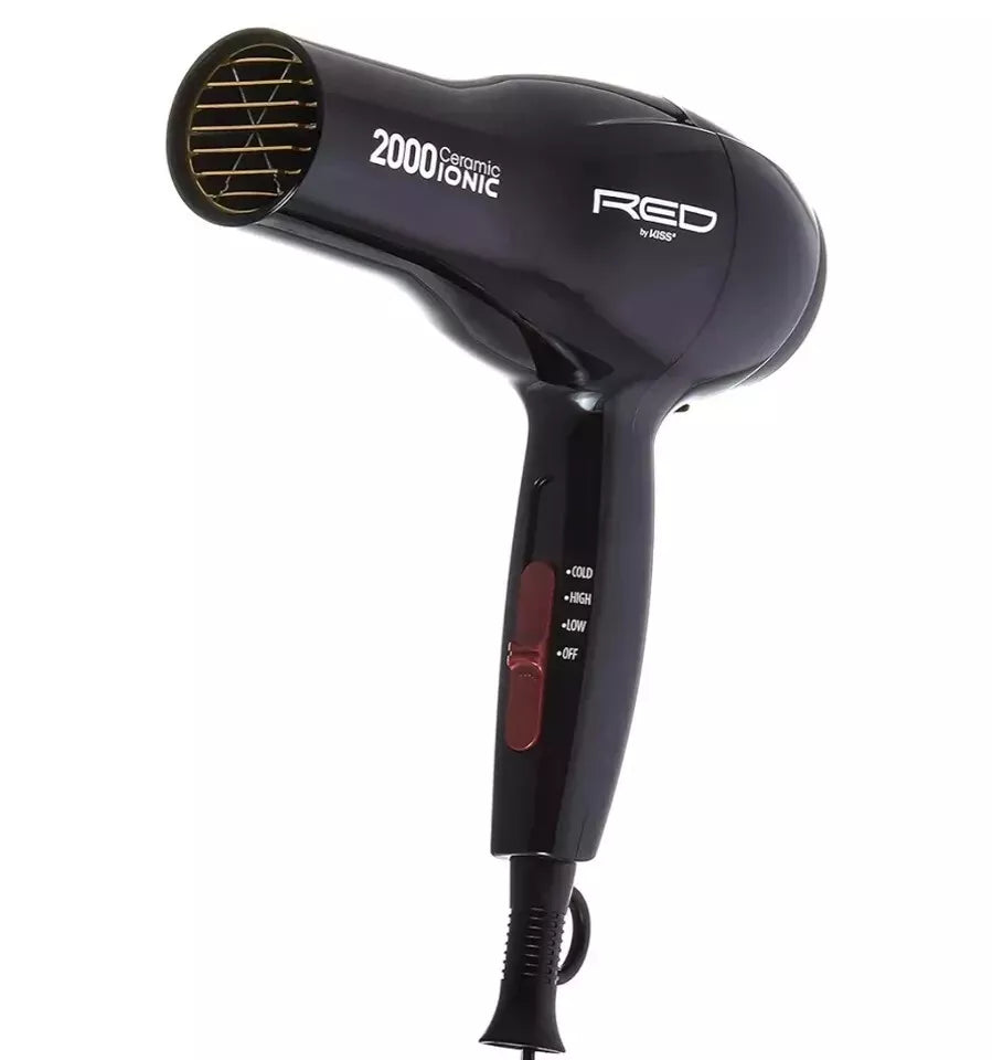 Red By Kiss 2000 Ceramic Iconic Hairdryer