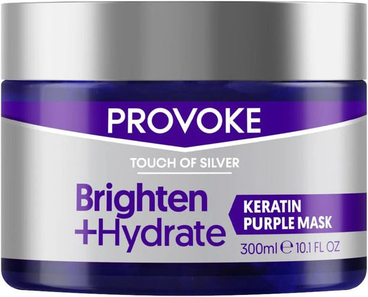 PROVOKE Touch of Silver Brightens Hydrate Keratin Purple Mask 300ml