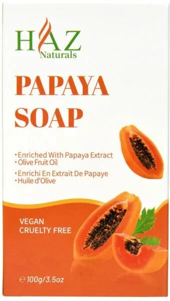 Haz Naturals Papaya Soap 100g