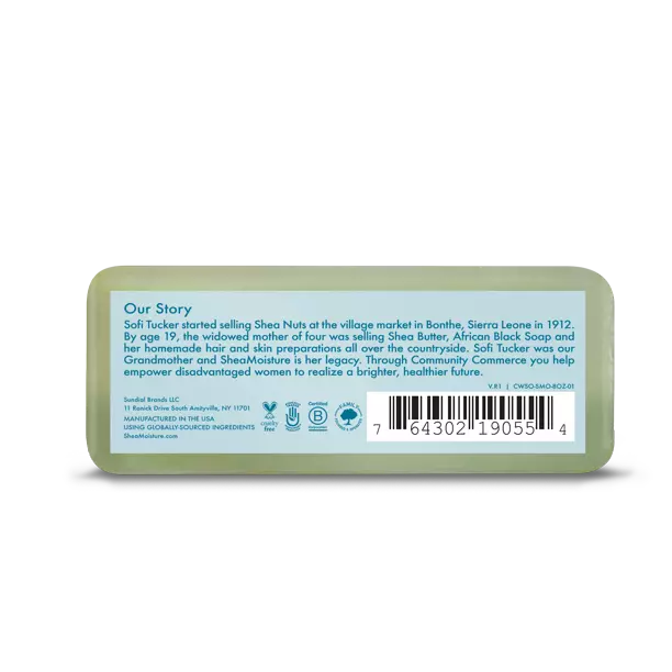 Shea Moisture Coconut & Cactus Water Quench & Refresh Bar Soap 8 oz