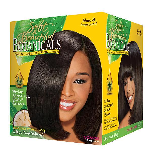 Soft & Beautiful Botanicals No-Lye Sensitive Scalp Relaxer - Regular & Super