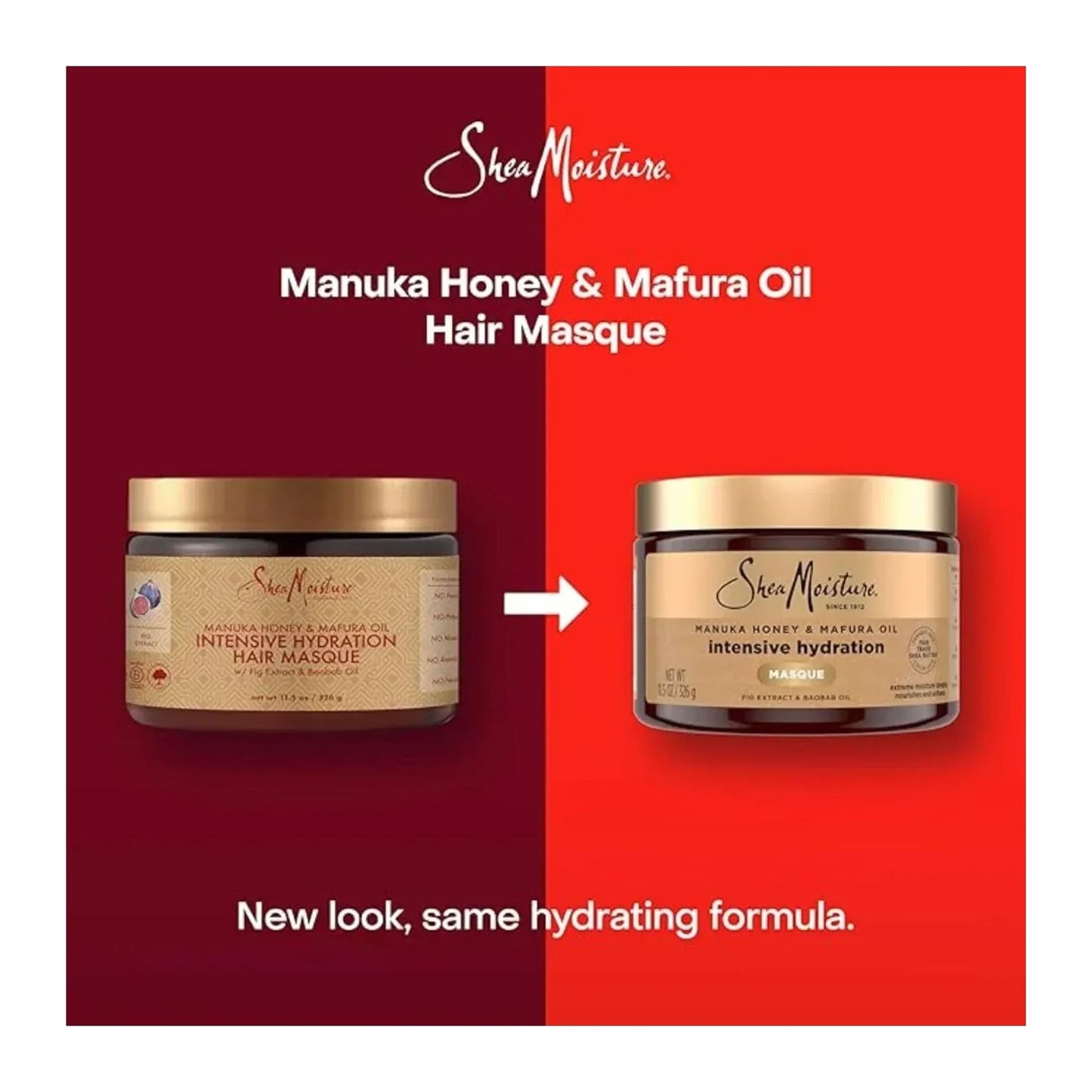 Shea Moisture Manuka Honey & Mafura Oil Intensive Hydration Masque 12oz tub