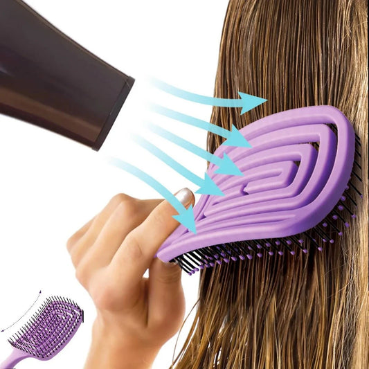 Absolute Hot Detangling & Dry Flex Touch Vented Brush