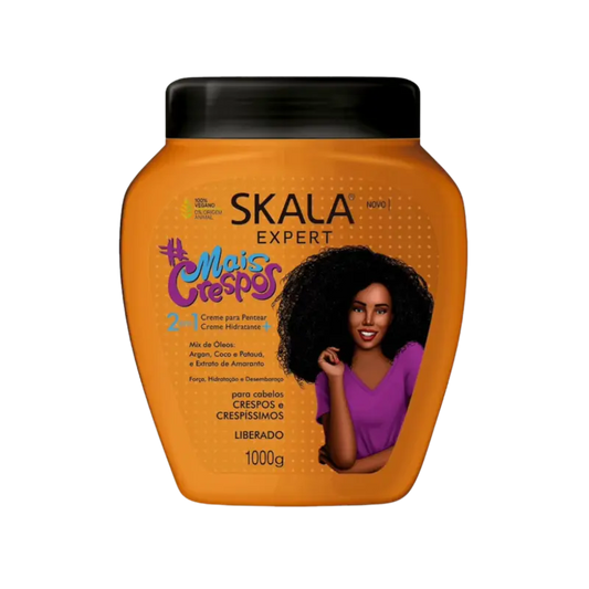 Skala Mais Crespos 2 In 1 Treatment & Leave In Conditioner 35.2Oz