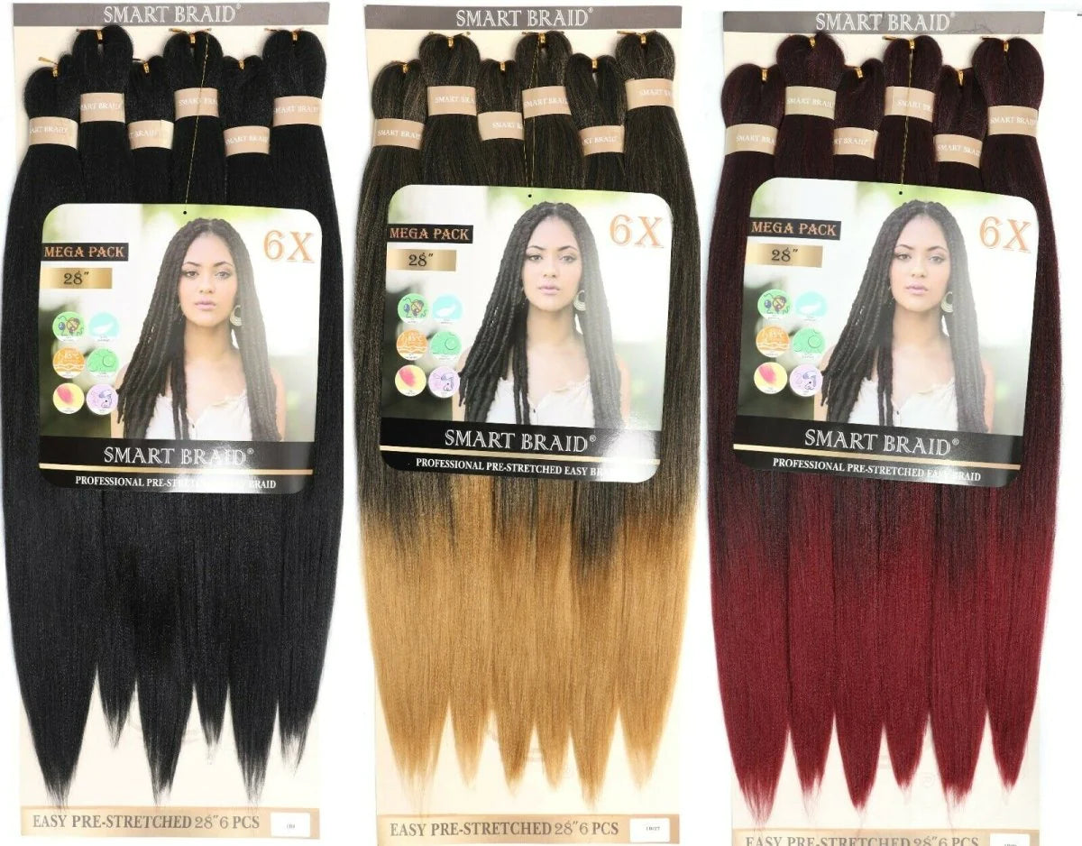 Smart Braid Professional Pre-stretched Braid 6X  28"  Value Pack