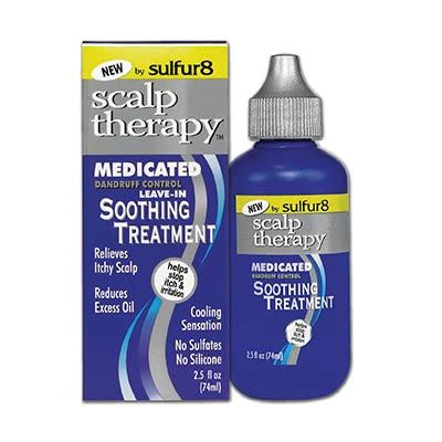 Sulfur 8 Anti-Dandruff Leave-In Soothing Treatment 74ml | Shop at CC Hair & Beauty UK