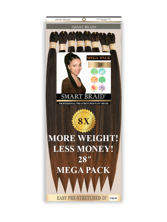 Smart Braid Professional Pre-stretched Braid 8X 28" Value Pack