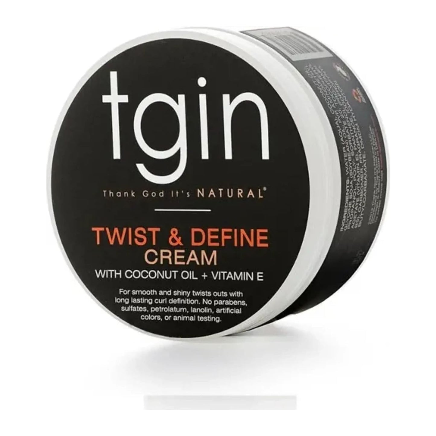 TGIN Twist And Define Cream 12oz jar for curly and coily hair