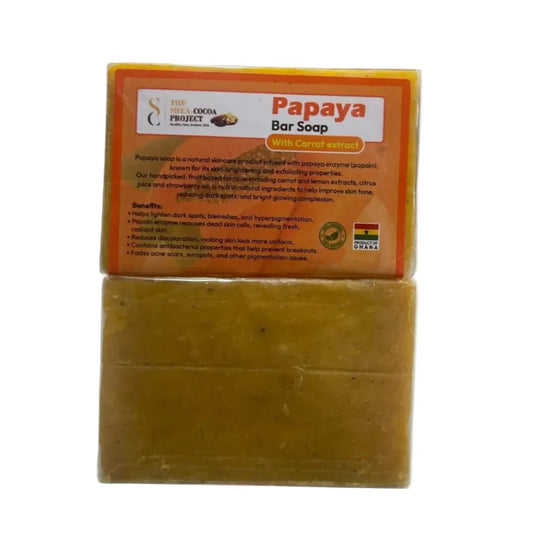 The Shea Cocoa Project Papaya Bar Soap 200g