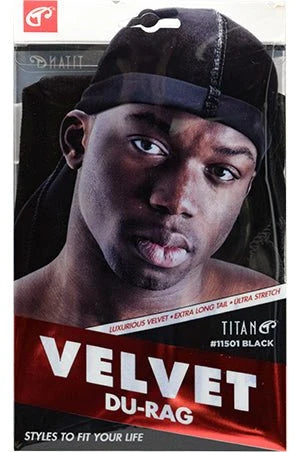Titan Velvet Durag With Extra Long Tail