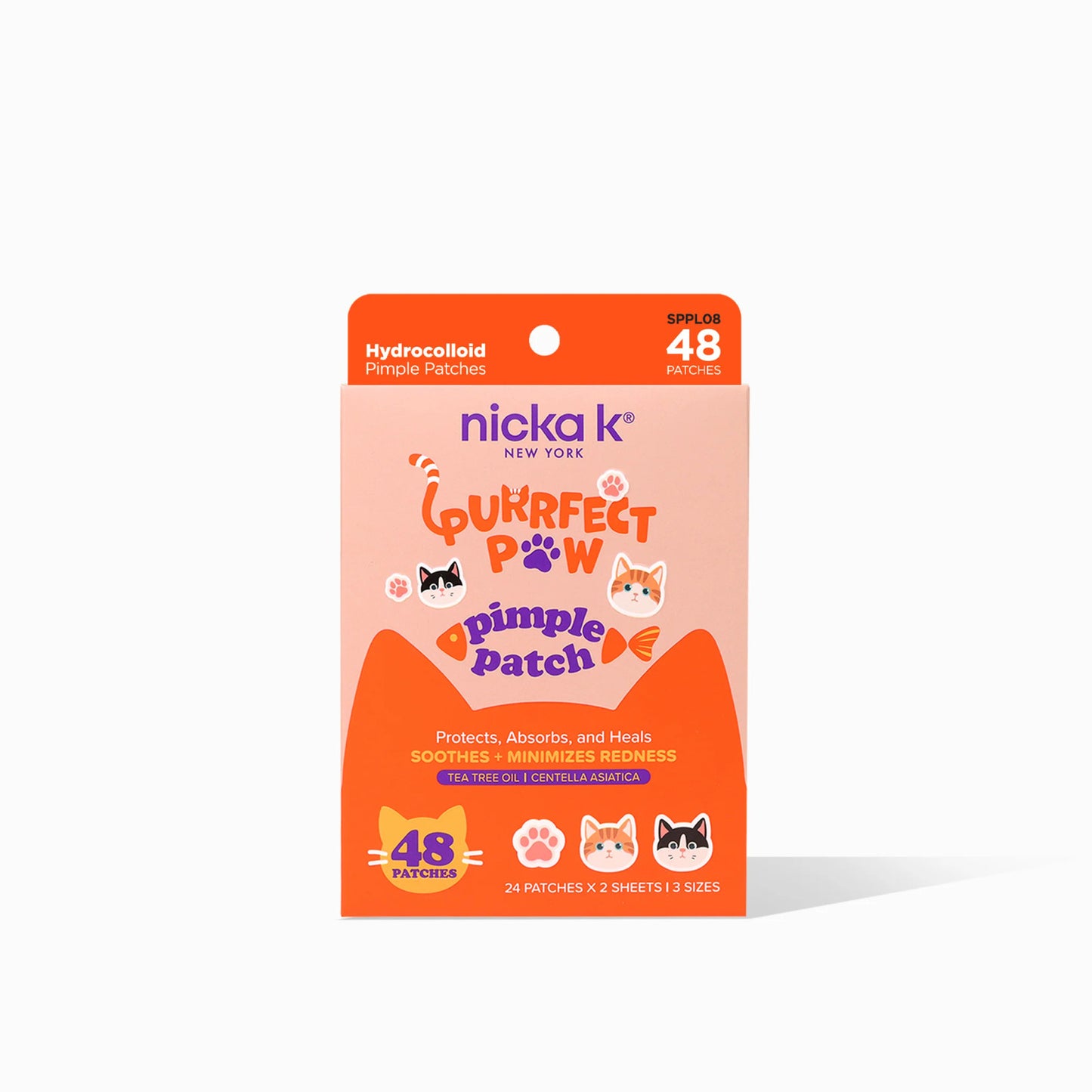 NICKA K Hydrocolloid Pimple Patches purrfect paw