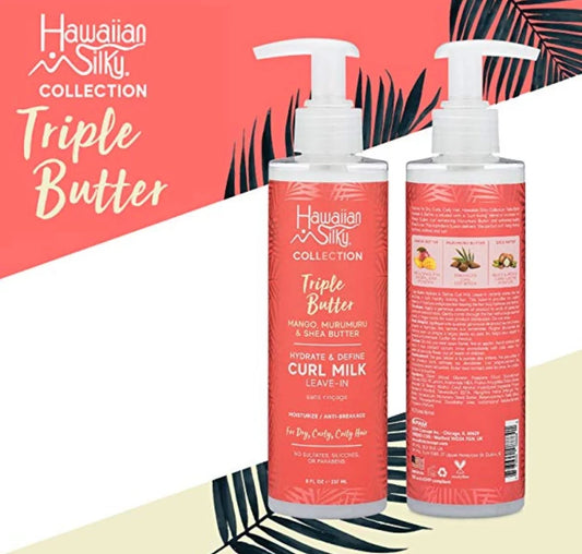Hawaiian Silky Mango and Murumuru Butter Hydrate & Define Leave-In Curl Milk 8 oz