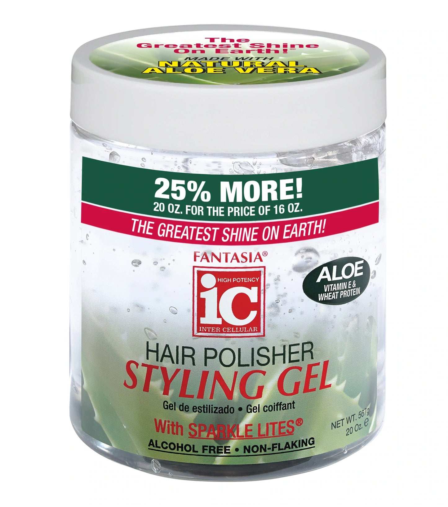 Ic Fantasia Hair Polisher Styling Gel - 20 Oz