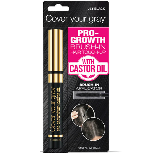 Cover Your Gray Pro-growth Brush-in Hair Touch-up With Castor Oil - Keep
