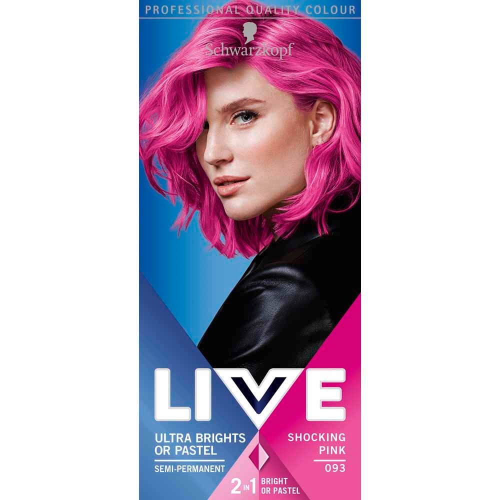 Schwarzkopf Live Semi- Permanent Ultra Bright Or Pastel Hair Dyes