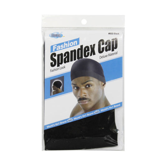Dream Fashion Spandex Cap #033 Black
