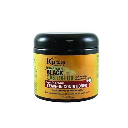 Kuza Jamaican Castor Oil Repair Cream Leave - In Conditioner- 16 Oz