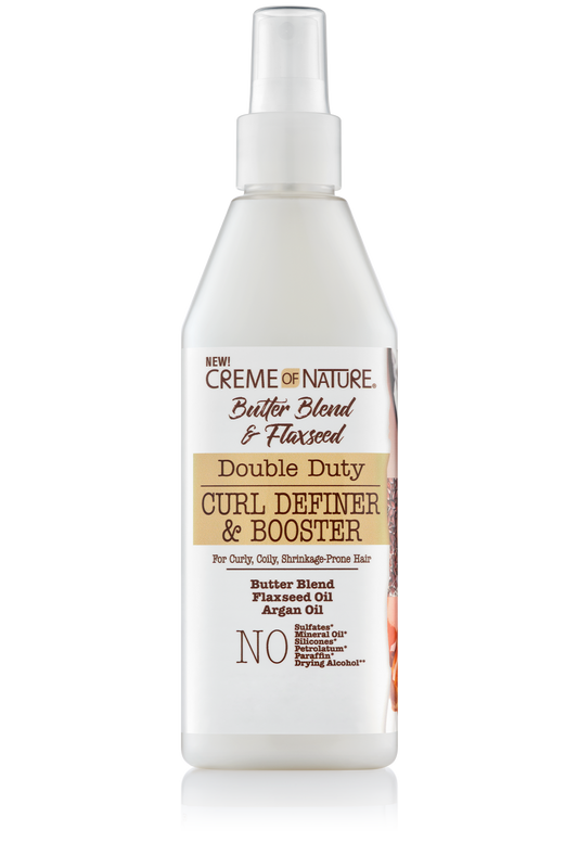 Creme of Nature Butter Blend & Flaxseed Curl Definer & Booster - 12 fl oz