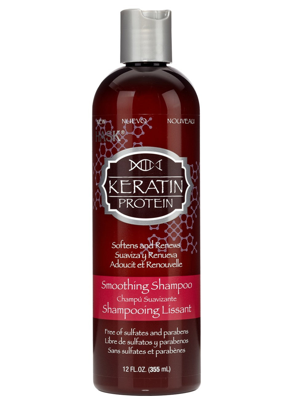 Hask Keratin Protein Smoothing Shampoo - 12 Oz