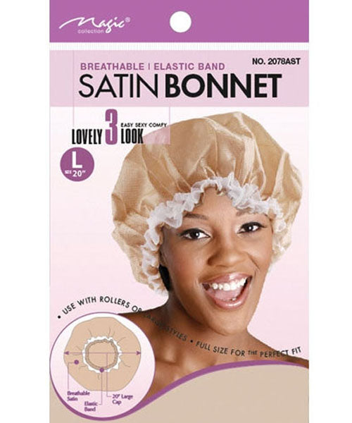 Magic Collection Satin Bonnet #2078AST