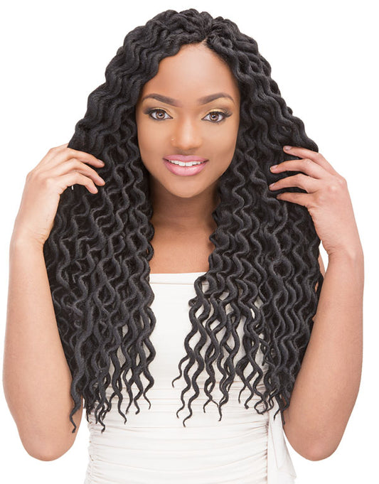 Janet Collection 2 X Mambo Natural Coily Locs 18"