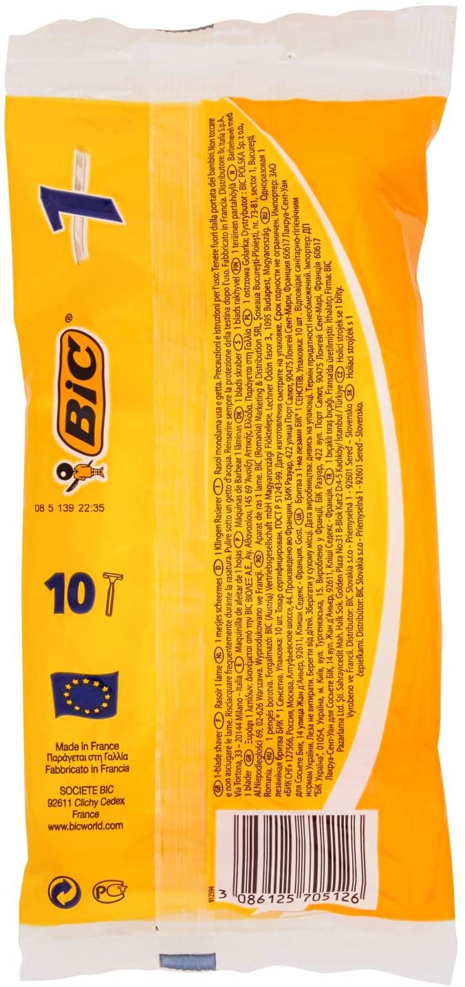 Bic 1 Sensitive Disposable Razors 10 Pack