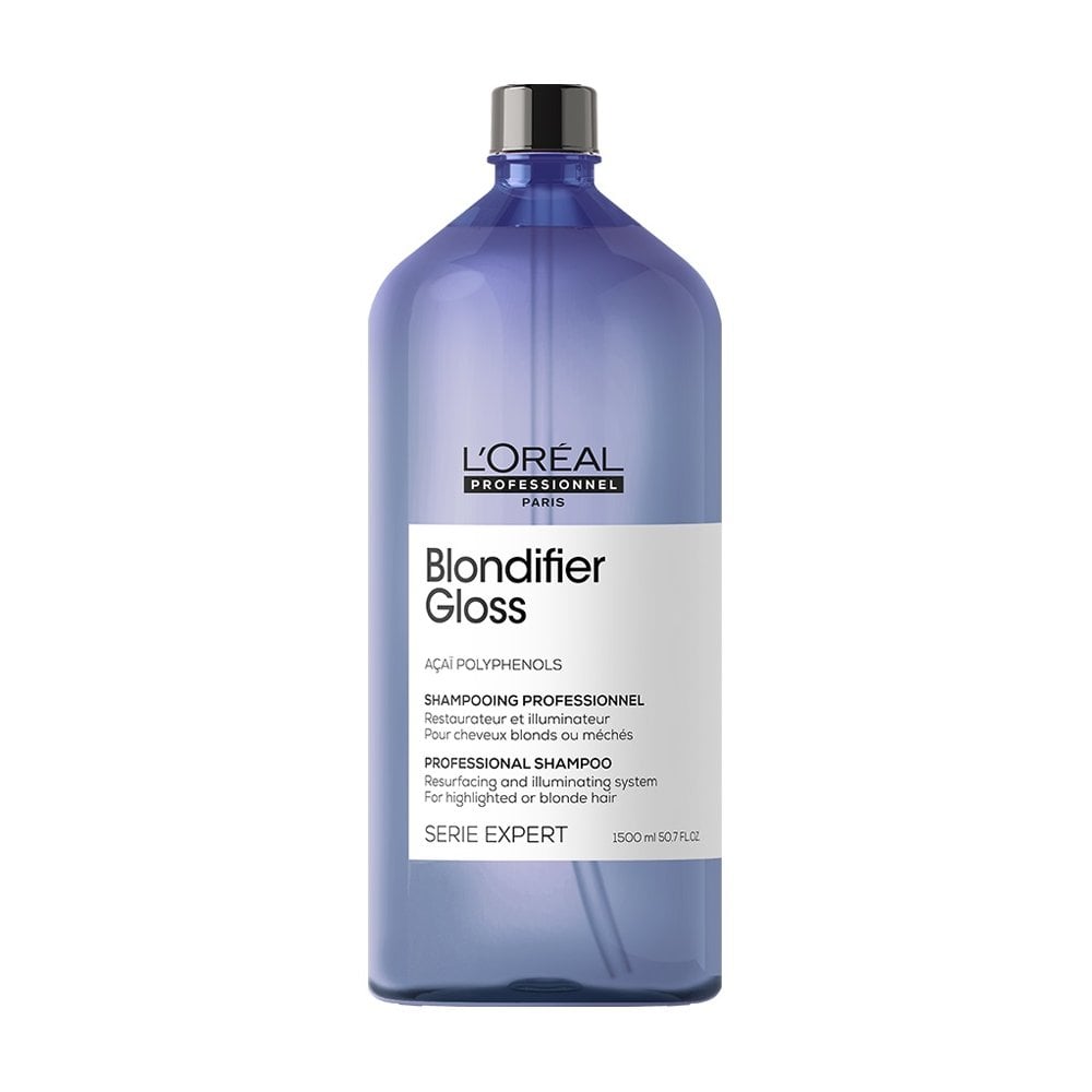 L'oreal Professionnel Serie Expert Blondifier Gloss Resurfacing + Illuminating Shampoo - 50.7oz