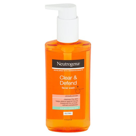 Neutrogena Clear & Defend Face Wash For Spot-Prone Skin - 200ml
