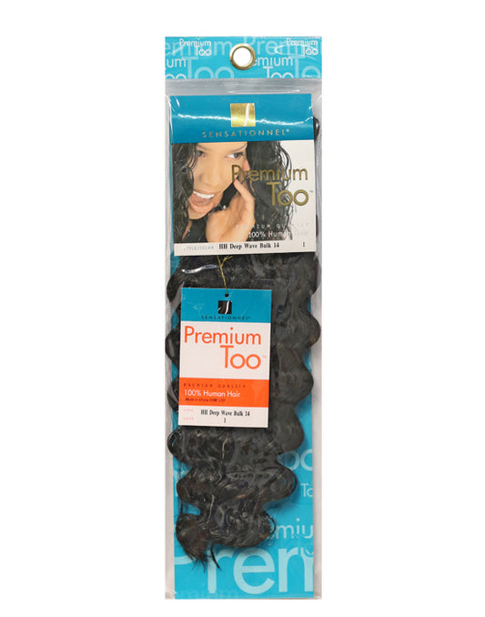 Premium Too Human Hair Deep Wave Bulk