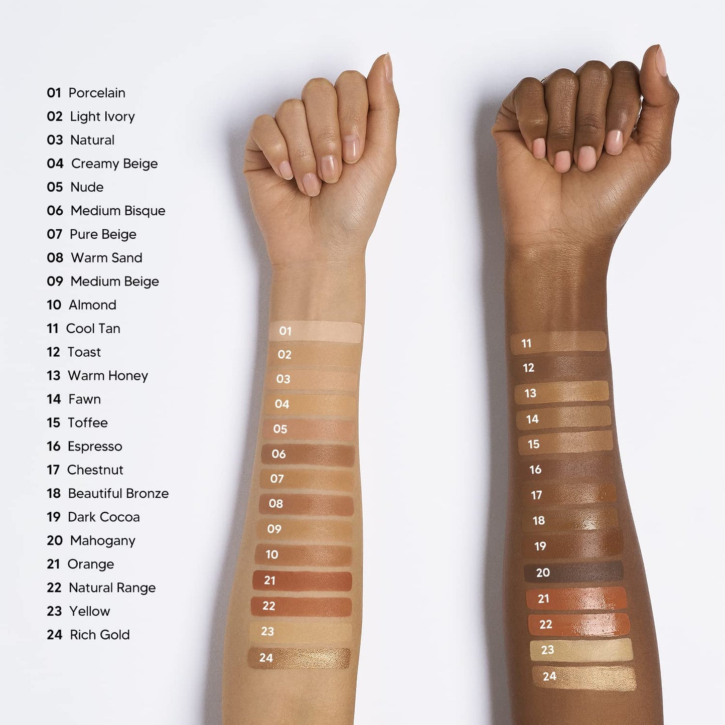 Ruby Kisses HD Concealer & Foundation Flawless Full Cover Brush Face Makeup - 0.37 oz