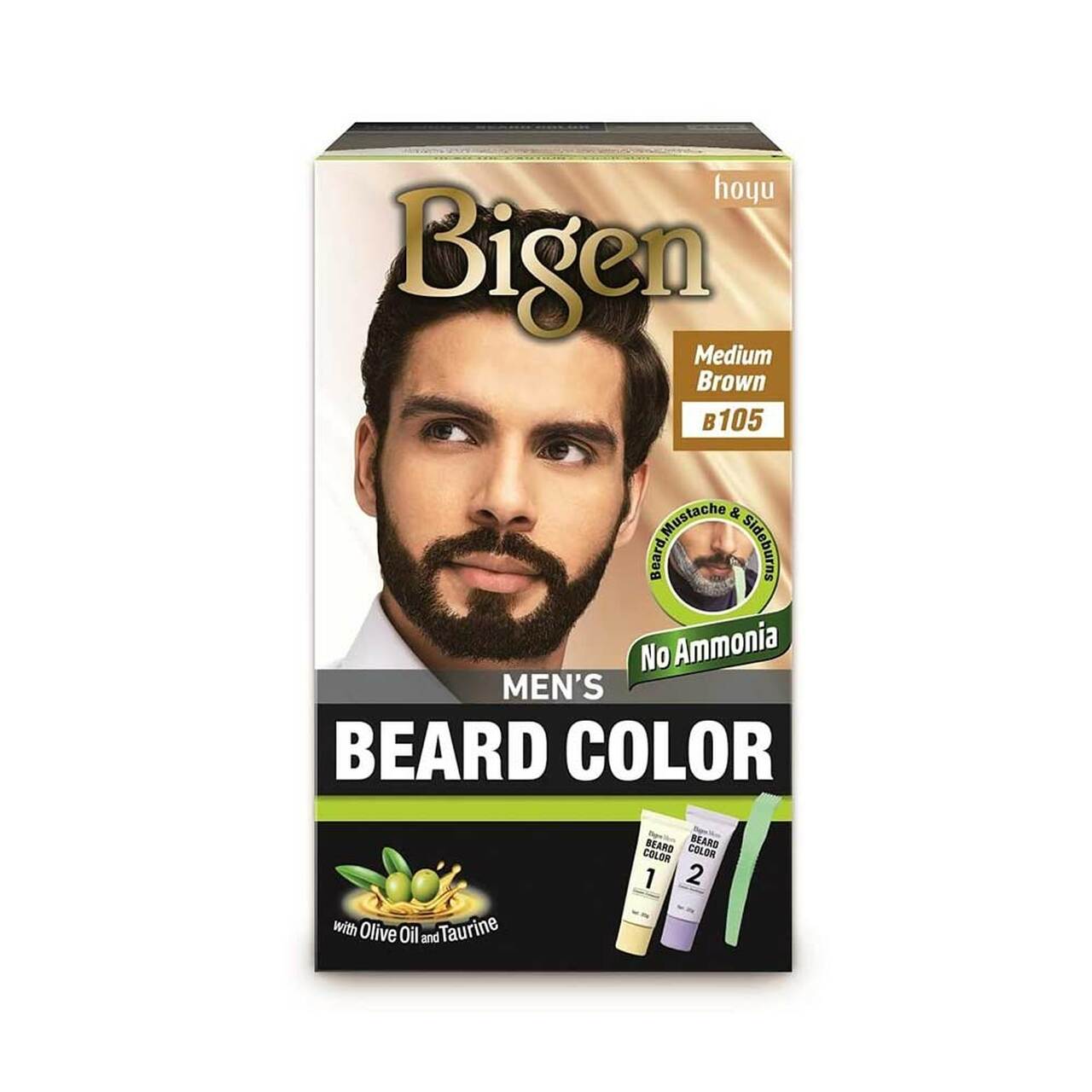 Bigen Mens Beard Colours