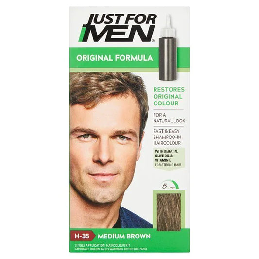 Just for Men Original Formula Hair Colour - Medium Brown H-35