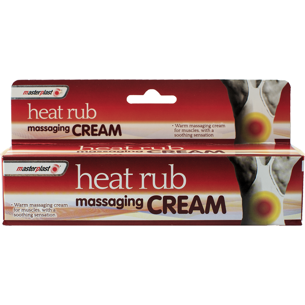 Masterplast Heat Rub Massaging Cream - 70g