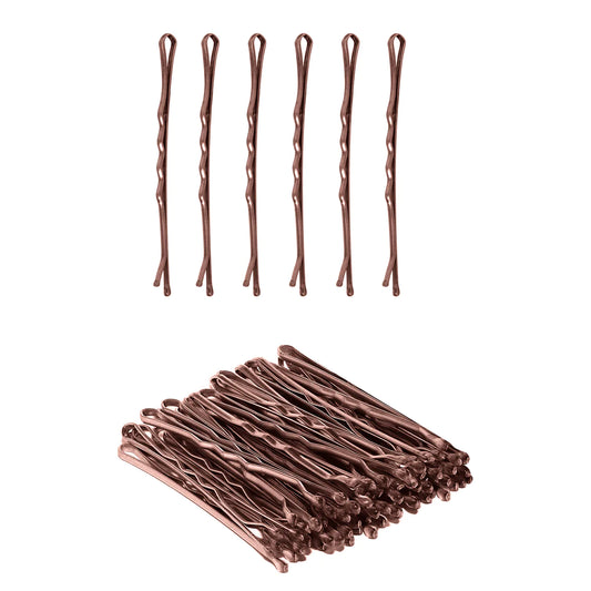 Fine Lines UK 60 Bobby Pins - Black, Brown